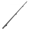 VEVOR Wall-Mounted Stair Handrail, 12 ft 250 lbs Load Black Metal Railing, for Indoor Steps, Loft, Porch & Hallways, Heavy-Duty Industrial Aluminum Alloy Hand Rail, Round Tube, with Mounting Hardware