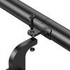VEVOR Wall Mounted Stair Handrail, 4ft Pipe Staircase Handrail, Black Galvanized Aluminum, 1.26 inch Pipe Diameter, Indoor&Outdoor Staircase Railing,Industrial Hand Rail for Steps,Security Baluster