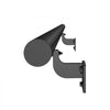VEVOR Wall Mounted Stair Handrail, 4ft Pipe Staircase Handrail, Black Galvanized Aluminum, 1.26 inch Pipe Diameter, Indoor&Outdoor Staircase Railing,Industrial Hand Rail for Steps,Security Baluster