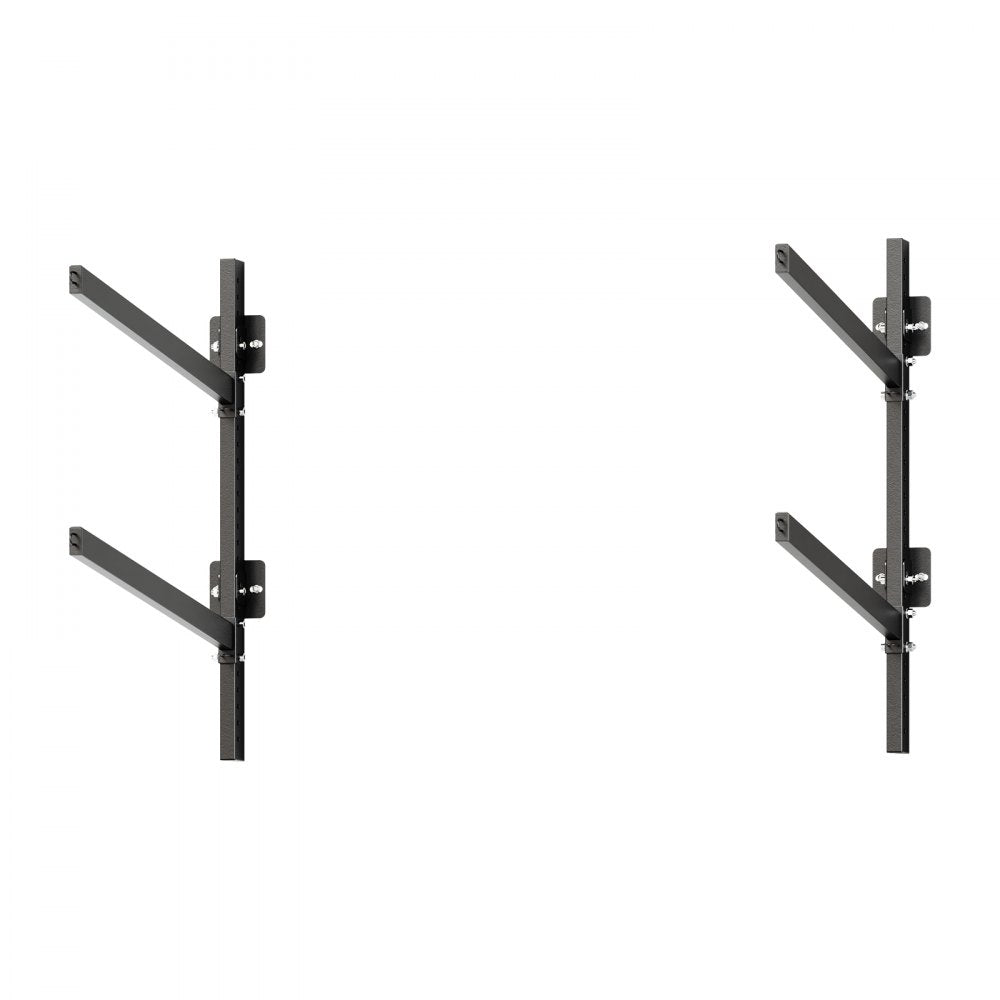 VEVOR Kayak Storage Rack for 2 Kayaks, Holds 200 lbs, Heavy Duty Adjustable Wall Mount Stand for Indoor Outdoor Garage Shed Dock, Storage Holder for Canoe, Small Boat, SUP, Surfboard & Paddleboard