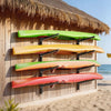 VEVOR Kayak Storage Rack for 4 Kayaks, Holds 300 lbs, Heavy Duty Adjustable Wall Mount Stand for Indoor Outdoor Garage Shed Dock, Storage Holder for Canoe, Small Boat, SUP, Surfboard & Paddleboard