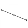 VEVOR Wall-Mounted Stair Handrail, 5 ft 440 lbs Load Black Metal Railing, for Indoor Steps, Loft, Porch & Hallways, Heavy-Duty Industrial Carbon Steel Hand Rail, Round Tube, with Mounting Hardware