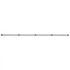 VEVOR Wall-Mounted Stair Handrail, 13 ft 440 lbs Load Black Metal Railing, for Indoor Steps, Loft, Porch & Hallways, Heavy-Duty Industrial Carbon Steel Hand Rail, Round Tube, with Mounting Hardware