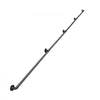 VEVOR Wall-Mounted Stair Handrail, 13 ft 440 lbs Load Black Metal Railing, for Indoor Steps, Loft, Porch & Hallways, Heavy-Duty Industrial Carbon Steel Hand Rail, Round Tube, with Mounting Hardware