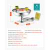VEVOR Emergency Eye Wash Station, Stainless Steel Wall-Mounted Eyewash Unit, First Aid Eye Wash Sink 16.14 x 12.99 x 9.45 Inches, Ideal for Laboratories, Factories, Schools, Construction Sites