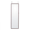 VEVOR Mirror Jewelry Cabinet, 47.05-Inch Tall Lockable Jewelry Cabinet Armoire with Full-Length Mirror, Wall or Door Mounted Jewelry Mirror Organizer with LED Interior Lights and Velvet Lining, Brown