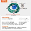 VEVOR Suction Hose Kit for Water Pump, with 2 in x 65 ft Blue Backwash Hose, 20 ft Green Suction Hose, and Steel Round Hole Strainer, Camlocks, Clamps, Cam & Groove Adapter, for Multiple Purposes