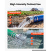 VEVOR 3" Suction Hose Kit 65' Blue PVC Backwash 20' Green Suction Hose, for Swimming Pools Water Pumps, Ready-to-Use Setup, with Round-Hole Strainer, Cam & Groove Adapter, Stainless Steel Clamp