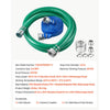VEVOR 3" Suction Hose Kit 65' Blue PVC Backwash 20' Green Suction Hose, for Swimming Pools Water Pumps, Ready-to-Use Setup, with Round-Hole Strainer, Cam & Groove Adapter, Stainless Steel Clamp