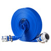VEVOR Backwash Hose, 1.5 in x 100 ft, Blue High Quality PVC Hose, with Clamps, Camlock, Aluminum Fittings, Fit Various Pumps, for Sewage Treatment, Water Transportation and More Agricultural Purposes