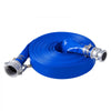 VEVOR Backwash Hose, 1.5 in x 100 ft, Blue High Quality PVC Hose, with Clamps, Camlock, Aluminum Fittings, Fit Various Pumps, for Sewage Treatment, Water Transportation and More Agricultural Purposes