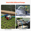 VEVOR Backwash Hose, 1.5 in x 50 ft, Blue High Quality PVC Hose, with Clamps, Camlock, Aluminum Fittings, Fit Various Pumps, for Sewage Treatment, Water Transportation and More Agricultural Purposes