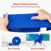 VEVOR Backwash Hose, 3 in x 50 ft, Blue High Quality PVC Hose, with Clamps, Camlock, Aluminum Fittings, Fit Various Pumps, for Sewage Treatment, Water Transportation and More Agricultural Purposes