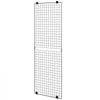 VEVOR 3 Packs Grid Wall Panels, 2 x 6 ft Wire Grid Panels Display Rack, Wall-Mounted Art Display Shelf, Black Carbon Steel Wall Hanging Gridwall for Craft Show, Decoration, Storage, Notice Board