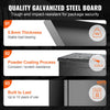 VEVOR Package Delivery Boxes for Outside 15.4" x 10.6" x 20.5", Galvanized Steel Wall Mount Mailbox with Coded Lock, Anti-Theft Baffle, IPX3 Waterproof Lockable Large Mail Box for Porch, Curbside