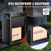 VEVOR Package Delivery Boxes for Outside 15.4" x 10.6" x 20.5", Galvanized Steel Wall Mount Mailbox with Coded Lock, Anti-Theft Baffle, IPX3 Waterproof Lockable Large Mail Box for Porch, Curbside