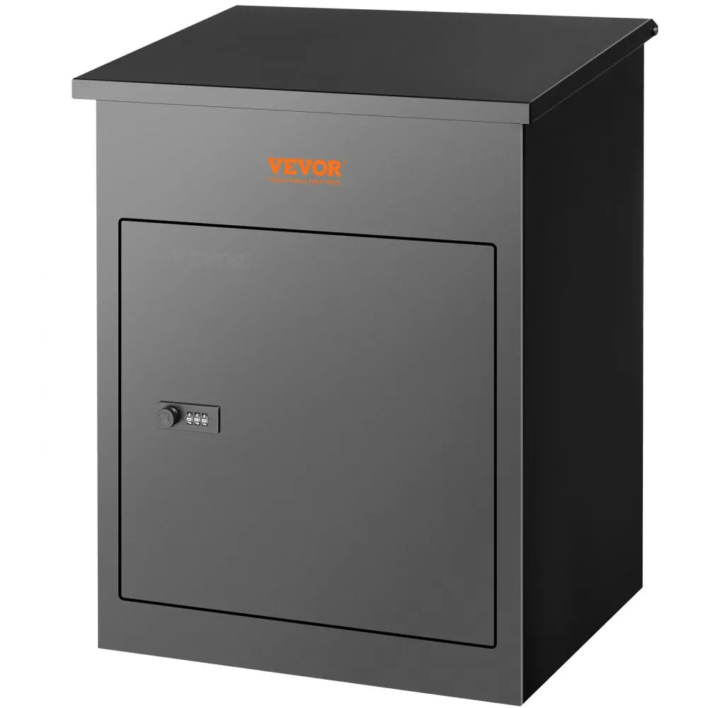 VEVOR Package Delivery Boxes for Outside, Extra Large Mailbox with Coded Lock, Galvanized Steel Wall Mounted Mailboxes 17.3"x13.8"x22.8", Anti-Theft Baffle, IPX3 Waterproof for Porch, Curbside