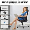 VEVOR Office Chair Base Replacement, 28", 2500 lbs Static Load Capacity, Heavy Duty Universal Computer Desk Chair Stool Base Part with Reinforced Metal Legs, Desk Chair Base Replacement Parts, Silver