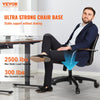 VEVOR Office Chair Base Replacement, 28", 2500 lbs Static Load Capacity, Heavy Duty Universal Computer Desk Chair Stool Base Part with 5 Casters and Reinforced Legs, Desk Chair Base Replacement, Black