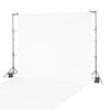 VEVOR Backdrop Stand, 10 x 10 ft Adjustable Photo Backdrop Stand Kit, Portable Background Backdrop Stand with 4 Crossbars, Heavy Duty Projector Screen Stand, for Wedding, Photo Video Studio & Party