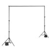 VEVOR Backdrop Stand, 6.5 x 10 ft Adjustable Photo Backdrop Stand Kit, Portable Background Backdrop Stand with 5 Crossbars, Heavy Duty Projector Screen Stand, for Wedding, Photo Video Studio & Party