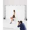 VEVOR Backdrop Stand, 8.5 x 10 ft Adjustable Photo Backdrop Stand Kit, Portable Background Backdrop Stand with 2 Tripods, Heavy Duty Projector Screen Stand, for Wedding, Photo Video Studio & Party