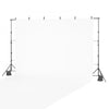VEVOR Backdrop Stand, 8.5 x 10 ft Adjustable Photo Backdrop Stand Kit, Portable Background Backdrop Stand with 2 Tripods, Heavy Duty Projector Screen Stand, for Wedding, Photo Video Studio & Party