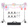 VEVOR Backdrop Stand, 8.5 x 10 ft Adjustable Photo Backdrop Stand Kit, Portable Background Backdrop Stand with 2 Tripods, Heavy Duty Projector Screen Stand, for Wedding, Photo Video Studio & Party