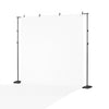 VEVOR Backdrop Stand, 8.5 x 10 ft Adjustable Photo Backdrop Stand Kit, Portable Background Backdrop Stand with 7 Crossbars, Heavy Duty Projector Screen Stand, for Wedding, Photo Video Studio & Party