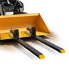 VEVOR Pallet Forks, 4000 lbs 60 in Clamp-On Pallet Forks Yellow Tips Fixed, Front Loader Attachment for Tractor, Skid Steer, Loader Bucket, Agriculture, and Farm Use, Heavy-Duty Steel Bucket Fork