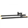 VEVOR Pallet Forks, 4000 lbs 60 in Clamp-On Pallet Forks Yellow Tips Fixed, Front Loader Attachment for Tractor, Skid Steer, Loader Bucket, Agriculture, and Farm Use, Heavy-Duty Steel Bucket Fork