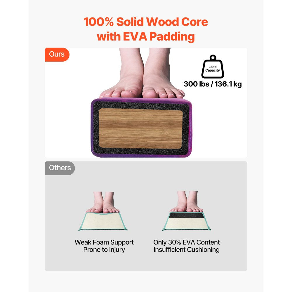 VEVOR 8FT Folding Balance Beam for Kids, 300LBS Stable Support Gymnastics Floor Beam with Non-Slip Mat, Wood-Core Gymnastics Training Equipment with Anti-Slip Bottom & Carry Bag for Home Gym, Galaxy