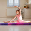 VEVOR 8FT Folding Balance Beam for Kids, 300LBS Stable Support Gymnastics Floor Beam with Non-Slip Mat, Wood-Core Gymnastics Training Equipment with Anti-Slip Bottom & Carry Bag for Home Gym, Galaxy