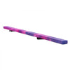 VEVOR 8FT Folding Balance Beam for Kids, 300LBS Stable Support Gymnastics Floor Beam with Non-Slip Mat, Wood-Core Gymnastics Training Equipment with Anti-Slip Bottom & Carry Bag for Home Gym, Galaxy