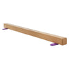 VEVOR 8FT Balance Beam for Kids, 350 LBS Stable Support Gymnastics Floor Beam with Non-Slip Wooden Mats, Wood-Core Gymnastics Training Equipment with Anti-Slip Bottom for Home and Gym, Yellow