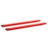 VEVOR Forklift Extensions 72 x 4.5 in, 5500 lbs Load Capacity & Bottom Lock, for Forklifts and Forklift Trucks, Heavy-Duty Industrial Steel Pallet Fork Attachments, Extended Load Handling, Red, 1 Pair