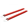 VEVOR Forklift Extensions 72 x 4.5 in, 5500 lbs Load Capacity & Bottom Lock, for Forklifts and Forklift Trucks, Heavy-Duty Industrial Steel Pallet Fork Attachments, Extended Load Handling, Red, 1 Pair
