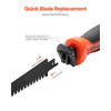 VEVOR Jab Saw, 6 in Keyhole Saw with Soft Grip Handle, 8-In-1 Multi-Blades Drywall Jab Saw, Sharp Jab Saw with Triple Ground Teeth, for Cutting Drywall Wood Metel Plastic Plywood Wallboard Thin Sheet