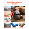 VEVOR Jab Saw, 6 in Keyhole Saw with Soft Grip Handle, 8-In-1 Multi-Blades Drywall Jab Saw, Sharp Jab Saw with Triple Ground Teeth, for Cutting Drywall Wood Metel Plastic Plywood Wallboard Thin Sheet