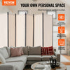VEVOR Room Divider, 6 Panel Room Divider, Folding Privacy Screen and Portable Partition Divider for Room Separation, Freestanding Room Partitions for Office, Bedroom, Study, Beige