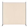 VEVOR Room Divider, Single Panel Room Divider, 6FT Privacy Screen Indoor, Partition Divider for Room Separation, Freestanding Room Divider Panel for Office, Bedroom, Beige