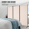 VEVOR Room Divider, 3 Panel Room Divider, Folding Privacy Screen and Portable Partition Divider for Room Separation, Freestanding Room Partitions for Office, Bedroom, Study, Beige