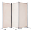 VEVOR Room Divider, 3 Panel Room Divider, Folding Privacy Screen and Portable Partition Divider for Room Separation, Freestanding Room Partitions for Office, Bedroom, Study, Beige