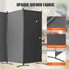 VEVOR Room Divider, 3 Panel Room Divider, Folding Privacy Screen and Portable Partition Divider for Room Separation, Freestanding Room Partitions for Office, Bedroom, Study, Grey