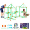VEVOR Fort Building Kit for Kids, 140PCS Glow in The Dark STEM Building Toys, Educational Gift for 4 5 6 7 8+ Year Old Boys & Girls Indoor Outdoor Play Tent Construction Toys with 96 Rods and 44 Balls