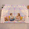 VEVOR Fort Building Kit for Kids, 140 PCS Creative STEM Construction Toys, for 4 5 6 7 8+ Year Old Boys Girls, Upgraded Balls, Ring & Ball Toss, Educational Activity, Indoor Outdoor Play, Storage Bag