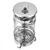 VEVOR French Press Coffee Maker, 34 Ounce 1 Liter Borosilicate Glass Coffee Press Tea Maker with Stainless Steel Filter, Large Glass French Presses Cold Brew for Camping Travel Home Kitchen, Silver