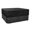 VEVOR Outdoor Hot Tub Cover, 93 x 93 x 20 Inch Weatherproof and Waterproof Hot Tub Cover Protector, 600D Heavy Duty Oxford Fabric and 950N Tearing Strength, Square Spa Covers for Hottub, Black