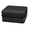VEVOR Outdoor Hot Tub Cover, 93 x 93 x 20 Inch Weatherproof and Waterproof Hot Tub Cover Protector, 600D Heavy Duty Oxford Fabric and 950N Tearing Strength, Square Spa Covers for Hottub, Black