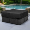 VEVOR Outdoor Hot Tub Cover, 80 x 80 x 20 Inch Weatherproof and Waterproof Hot Tub Cover Protector, 600D Heavy Duty Oxford Fabric and 950N Tearing Strength, Square Spa Covers for Hottub, Black